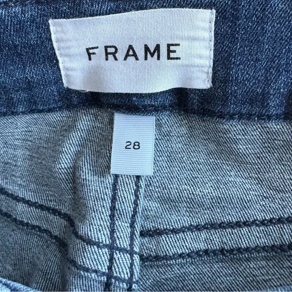 Frame Denim Blue Cropped Jeans - Picture 5 of 12
